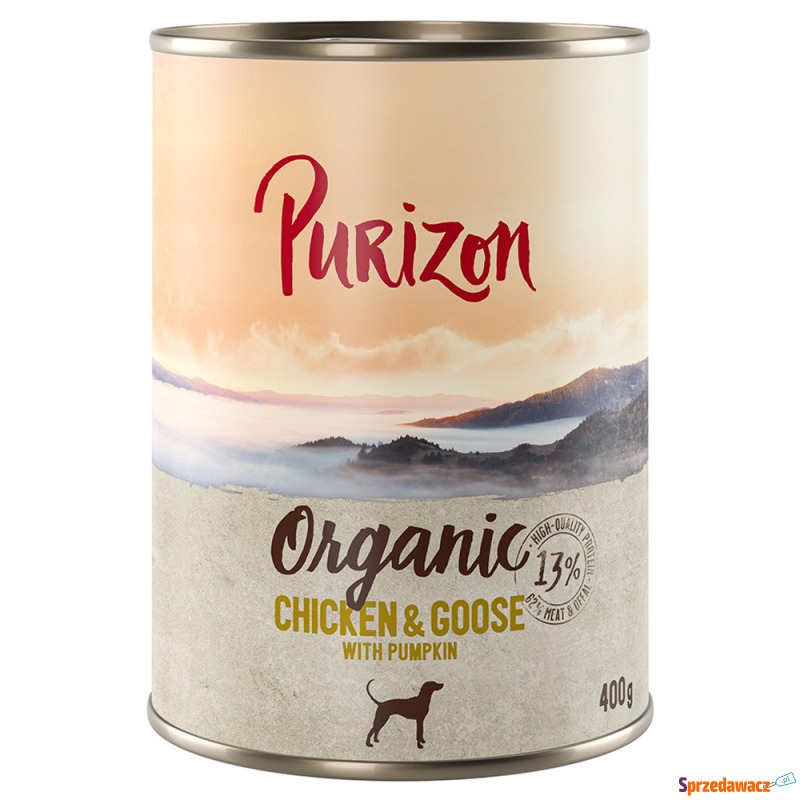 Korzystny pakiet Purizon Organic, 12 x 400 g -... - Karmy dla psów - Kraków