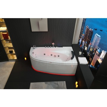 Wanna z hydromasażem 170cmX110cm dysze obrotowe asymetryczne pilot