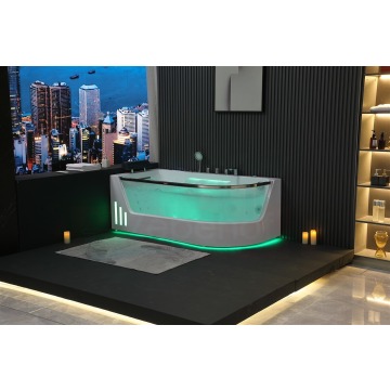 Dysze obrotowe Wanna z hydromasażem EBX-373 R prostokątna 166cmx81cmx63cm prawa