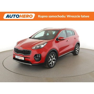 Kia Sportage - 1.7 CRDi Automat GT Line Klima Nawigacja Tempomat Skóra Kamera FullLED