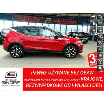 Seat Arona - FR 1.5TSI 150KM FullLed+NAVI+KAMERA Serwis ASO GWAR. I-wł Kraj Bezwyp