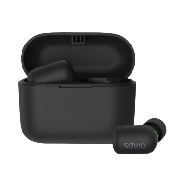 Słuchawki bezprzewodowe Savio TWS-09 Bluetooth 5.1 IPX5 z mikrofonem