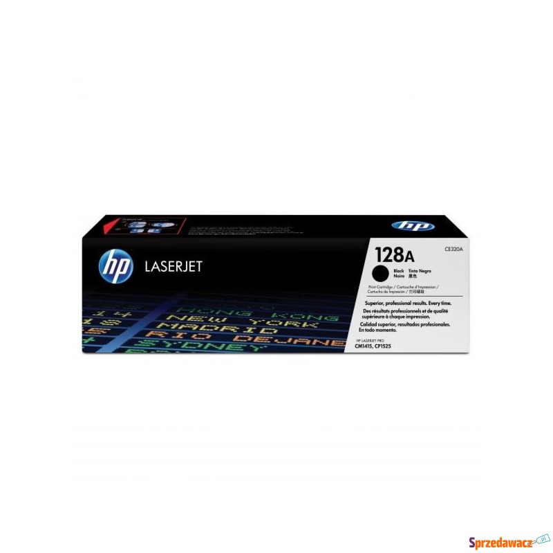 Oryginalny czarny toner HP 128A CE320A - Tusze, tonery - Włocławek