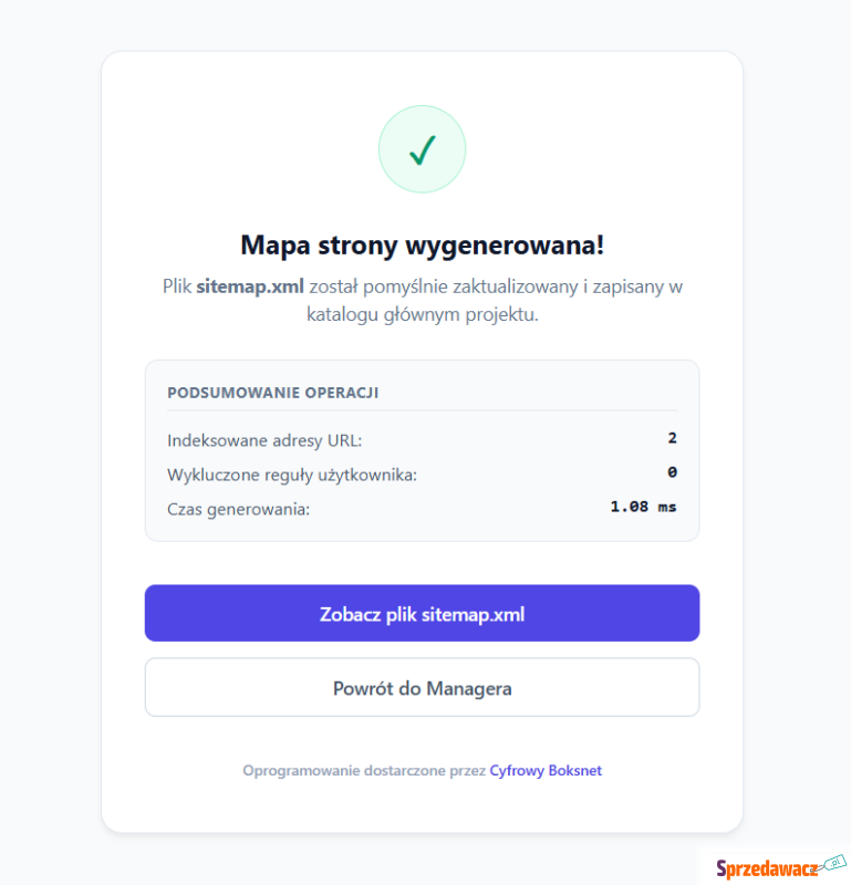 Generator Sitemap XML - Pozostałe dla biura - Łódź