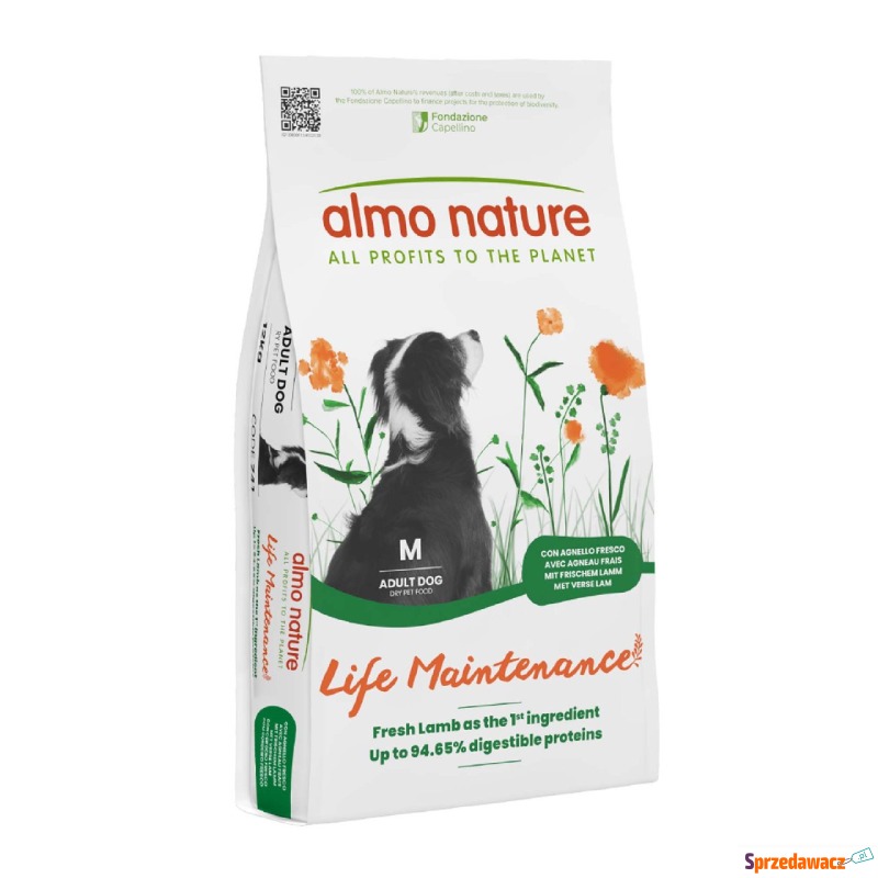 Almo Nature Adult Medium, jagnięcina z ryżem -... - Karmy dla psów - Gorzów Wielkopolski