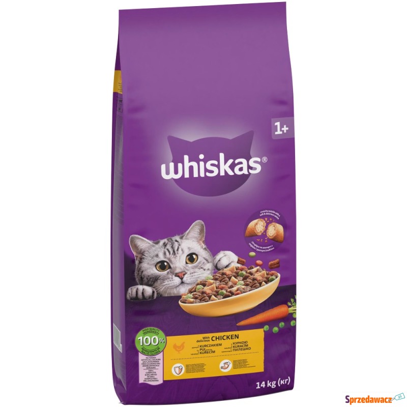 Whiskas 1+ z kurczakiem - 2 x 14...