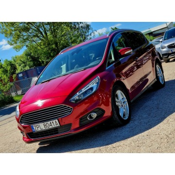Ford S-Max - 7 osób Full LED Serwis Navi Kamera Sony Tempomat Bluetooth Gwarancja!