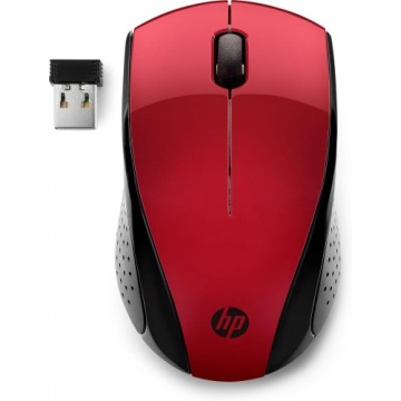 Mysz HP Wireless Mouse 220 Sunset Red bezprzewodowa czerwona 7KX10AA