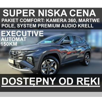 Hyundai Tucson - Automat 150KM Executive Pakiet Comfort Kamera 360 Super Cena od ręki !