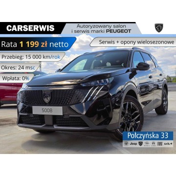 Peugeot 5008 - 1.2 Hybrid 145 KM eDCS6 GT|Pakiet Bezpieczeństwo