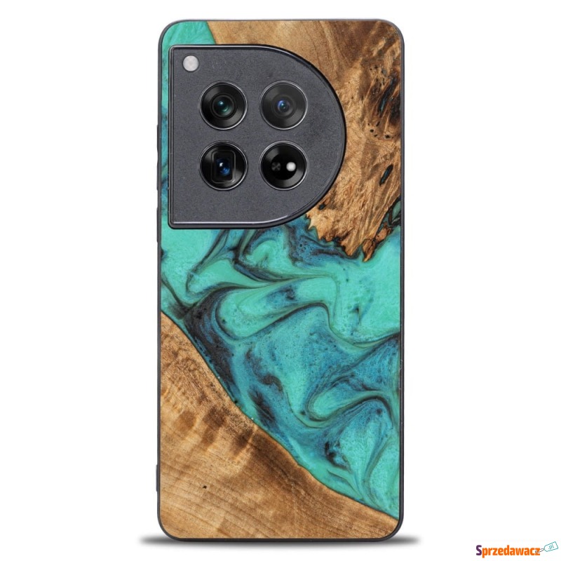 Drewniane etui do OnePlus 12, Bewood Unique Turquoise - Etui na smartfony - Łódź
