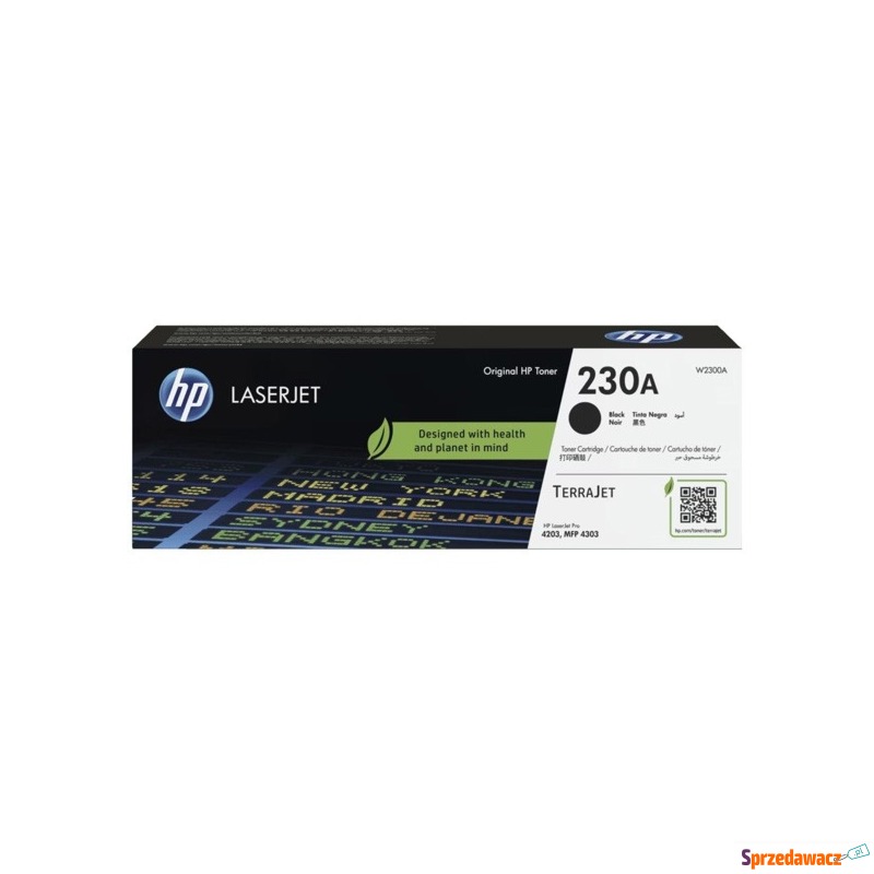 HP oryginalny toner W2300A, HP 230A, black, 2000s - Tusze, tonery - Kalisz
