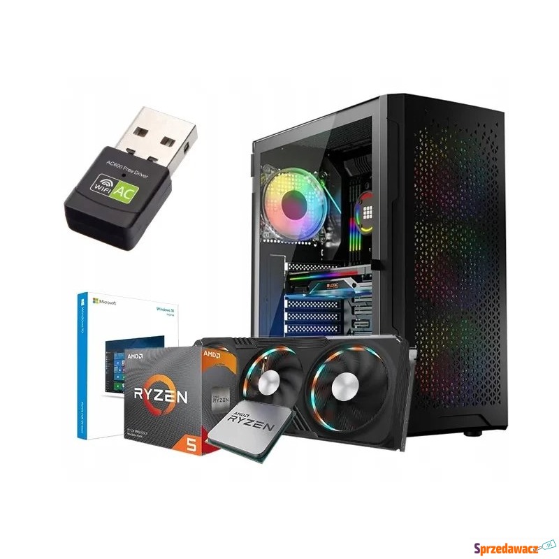 Komputer Netcom Gamingowy RYZEN 5 7600 32GB DDR5... - Komputery stacjonarne - Jelenia Góra