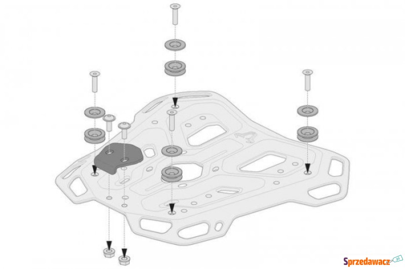 SW-MOTECH ZESTAW ADAPT. ADVENTURE-RACK KUFER CENT - Kufry i bagaż - Stalowa Wola