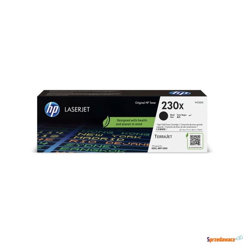 HP oryginalny toner W2300X, HP 230X, black, 7500s,... - Tusze, tonery - Szczecin