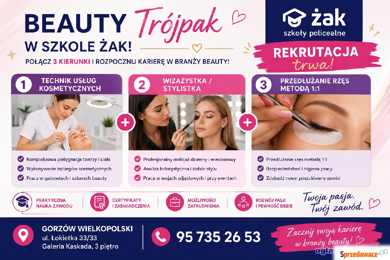 Beauty Trójpak w Szkole Żak!