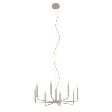 Lampa wisząca żyrandol ORTO beżowy 8xE14 12525 Nowodvorski