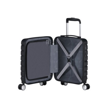 Walizka kabinowa z odpinanymi kółkami American tourister Flashline Shadow Black
