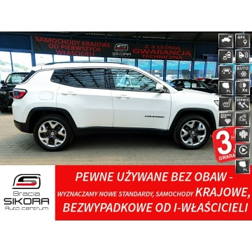 Jeep Compass - LIMITED Navi+Kamera+Podgrz Fotele+KIER PERŁA GWAR. I-wł Kraj Bezwypadk
