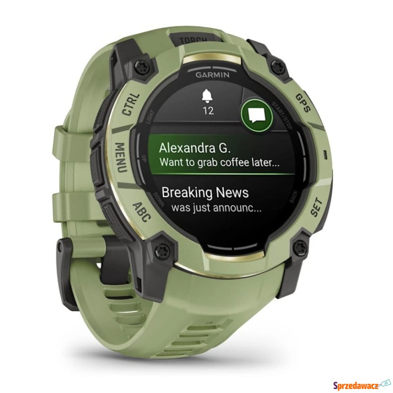 Garmin Instinct 3 AMOLED 50mm Fern green z pa... - Sportowe - Konin