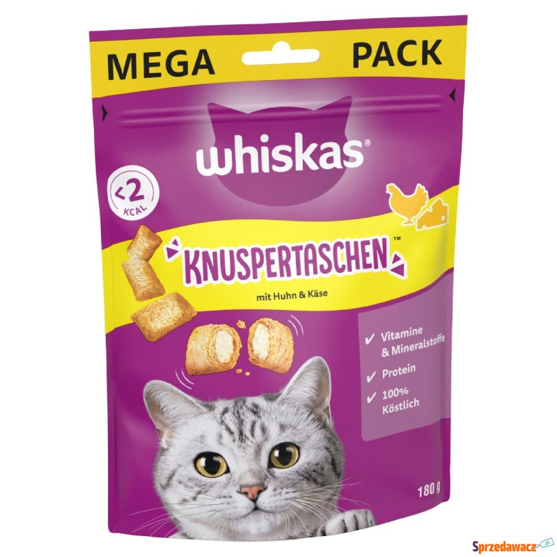 Whiskas Temptations, chrupiące poduszeczki -... - Przysmaki dla kotów - Słupsk