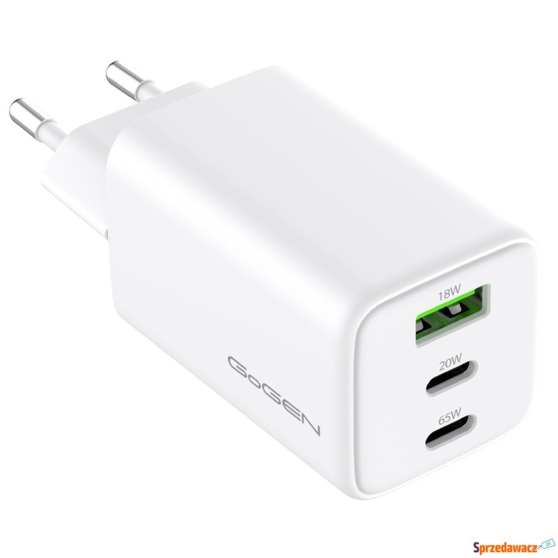 Ładowarka Gogen PD 2xUSB-C 1xUSB-A ACHPDQ365W01 - Ładowarki do telefonów - Kielce