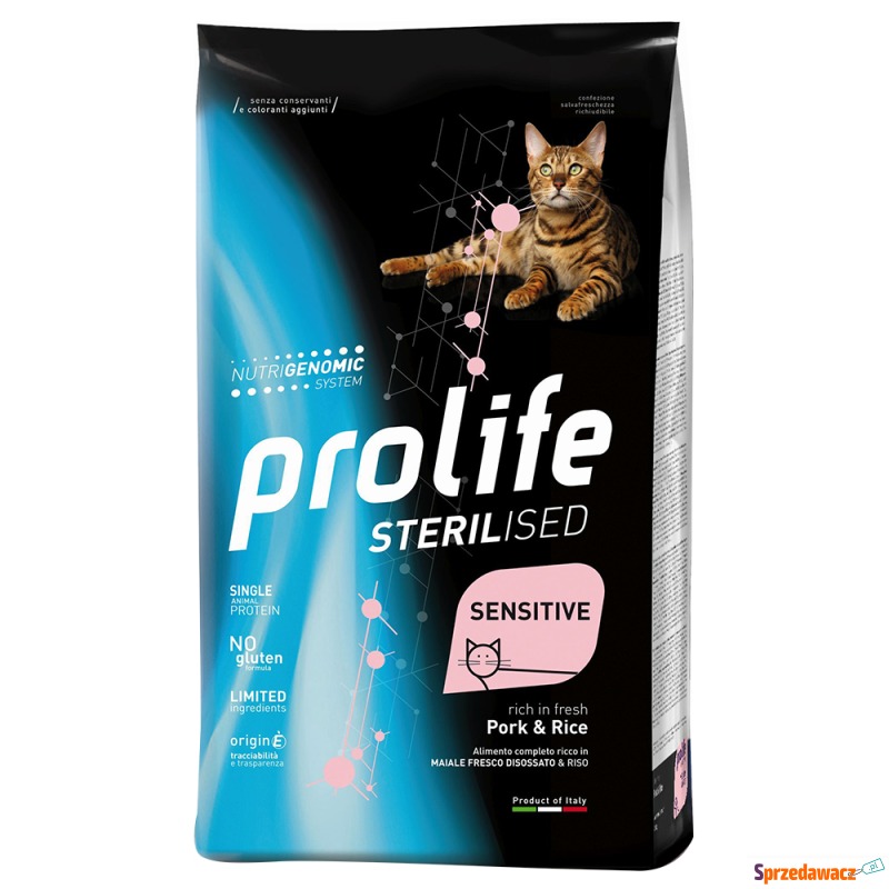 Prolife Cat Sensitive Sterilised Pork & Rice -... - Karmy dla kotów - Radom