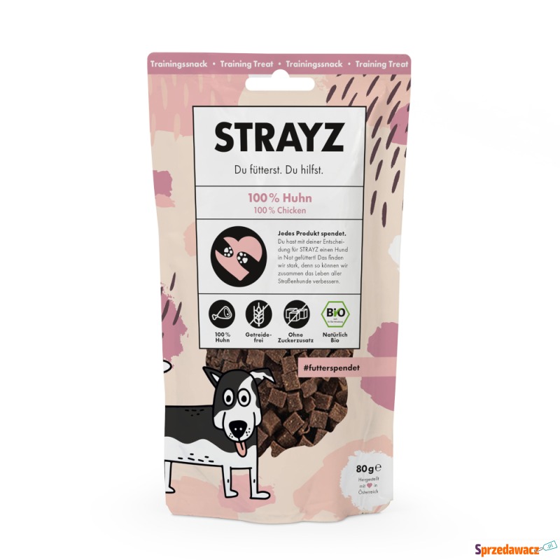STRAYZ BIO Training Snack - Biokurczak, 2 x 80... - Przysmaki dla psów - Warszawa