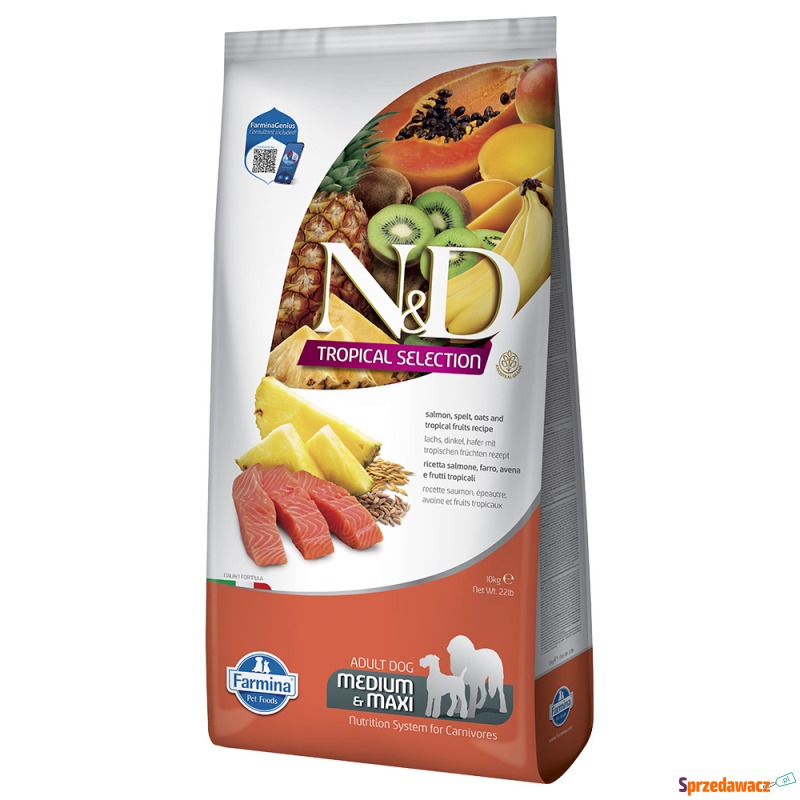 N&D Dog Tropical Selection Adult Medium/Maxi,... - Karmy dla psów - Gliwice