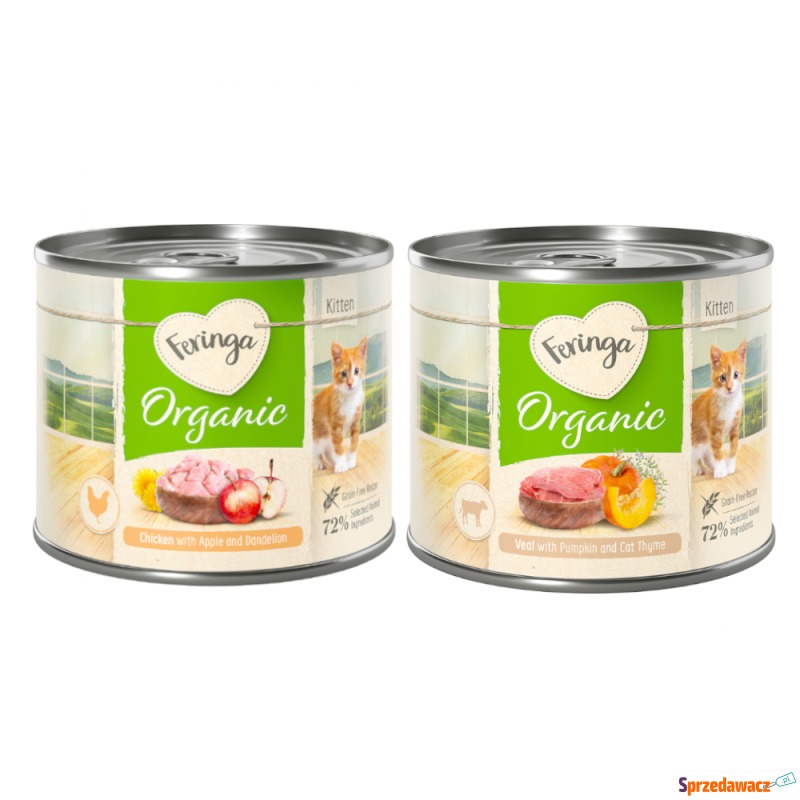 Megapakiet Feringa Bio Menü Kitten, 24 x 200 g... - Karmy dla kotów - Kołobrzeg
