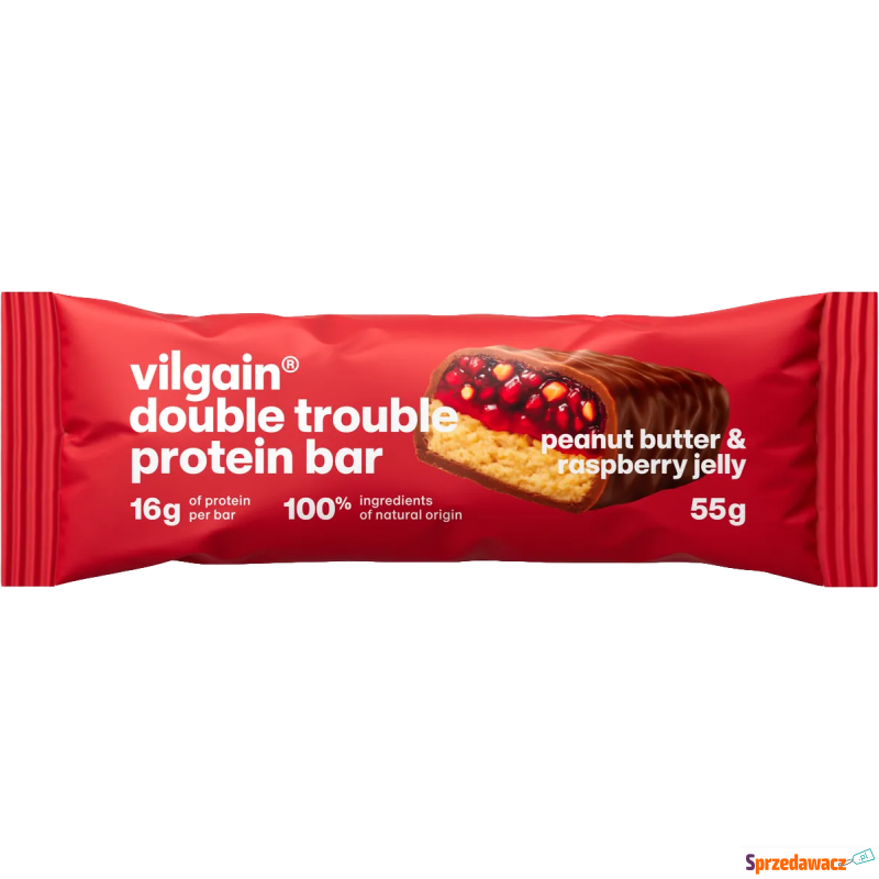 Vilgain Double Trouble Protein Bar - Dieta i metabolizm - Śrem