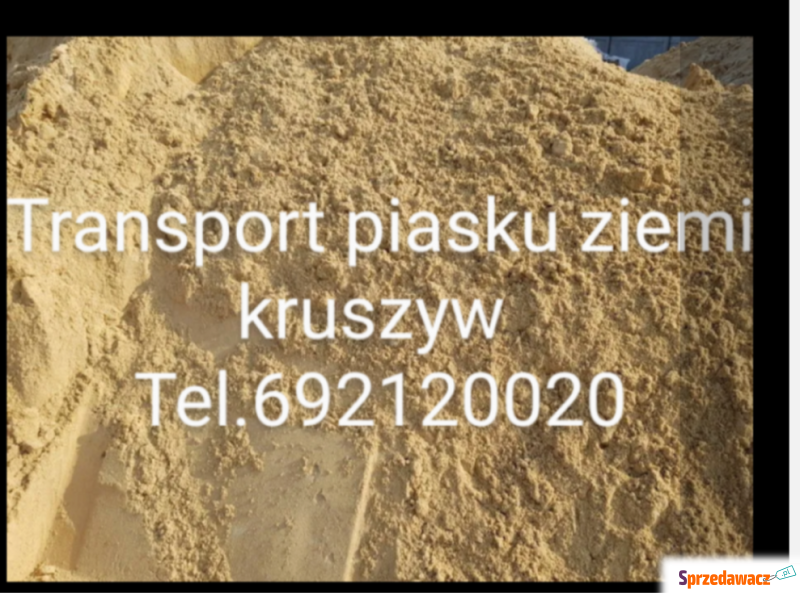 Piasek budowlany kruszywa Świlcza...