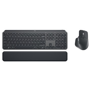 Klawiatura Zestaw klawiatura i mysz Logitech MX Keys Business 2gen bezprzewodowa szara