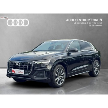 Audi Q8 - LED_Pneumatyka_Alcantara_ACC_S line_Asystenci_SoundSystem_PamięćFotela