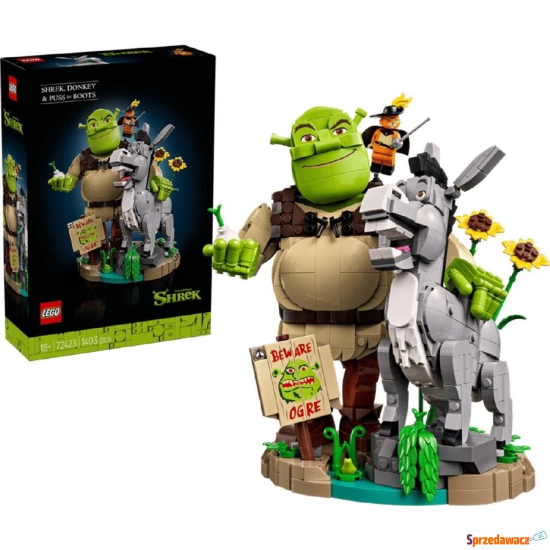 Klocki konstrukcyjne LEGO 72423 Shrek i osioł... - Klocki - Płock