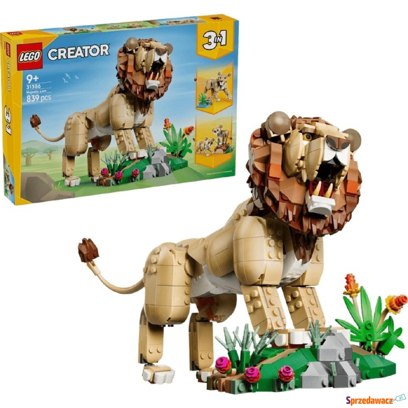Klocki konstrukcyjne LEGO Creator 31386 Dzikie... - Klocki - Puławy