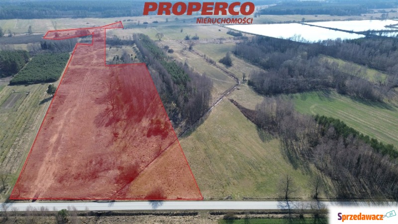 Działka Oksa sprzedam, pow. 47 231 m2  (4.72ha), uzbrojona
