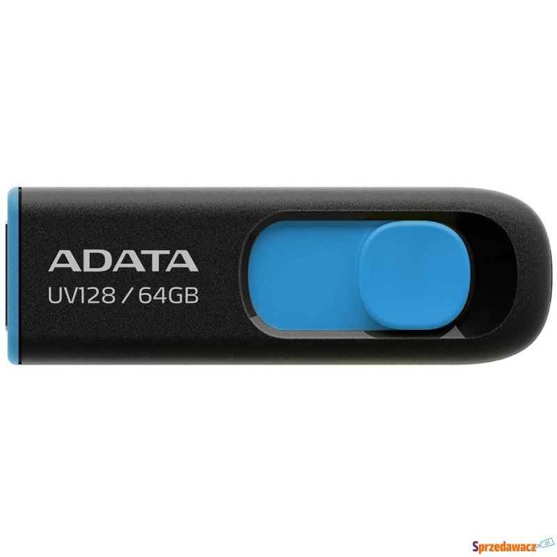 ADATA UV128 64GB USB 3.2 Gen1 czarno-niebieski - Pamięć flash (Pendrive) - Grudziądz