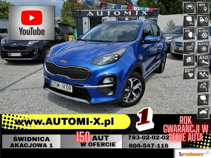 Kia Sportage  SUV 2018,  1.6 benzyna - Na sprzedaż za 69 900 zł - Świdnica