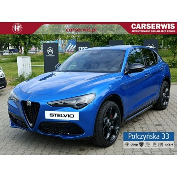 Alfa Romeo Stelvio - Veloce Q4 AT 2.0 280 KM| Misano Blue| Skóra|Premium Theatre Sound