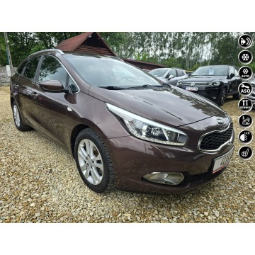 Kia Cee'd - 1.4 163tyś km.Alu16.Grzana Kierownica i Fotele.Tempomat.Ładny Kolor.