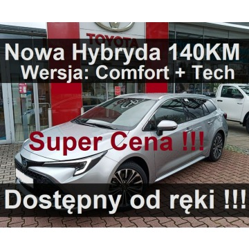 Toyota Corolla - Hybryda 140KM 1,8 Pakiet Tech Comfort Kamera Dostępny  1343zł