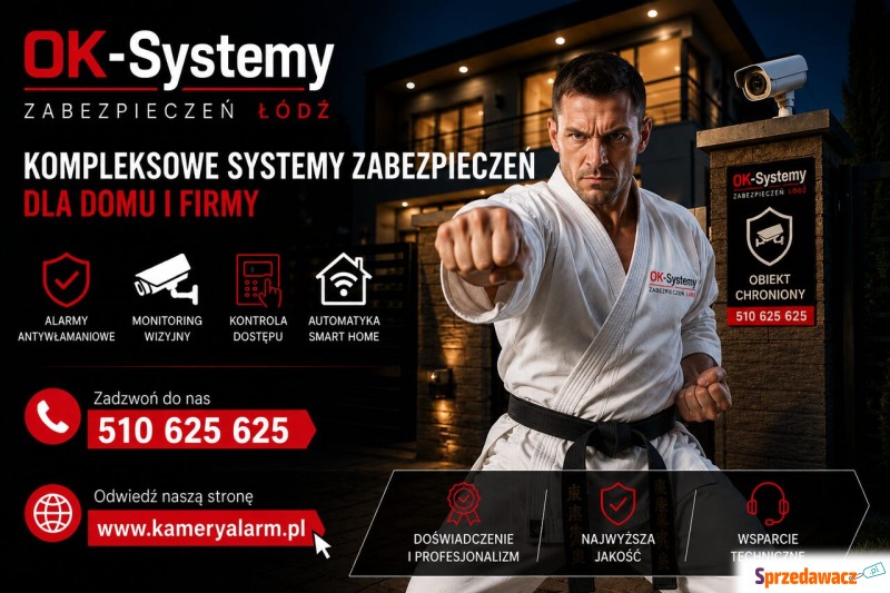 Monitoring w Dobrej Cenie - Tanie Kamery CCTV... - Alarmy i monitoring - Łódź