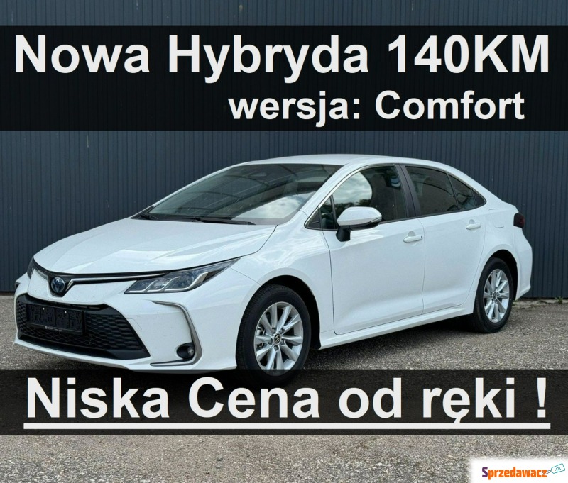 Toyota Corolla  Sedan/Limuzyna 2026,  1.8 hybryda, automat - Na sprzedaż za 99 900 zł - Szczecinek