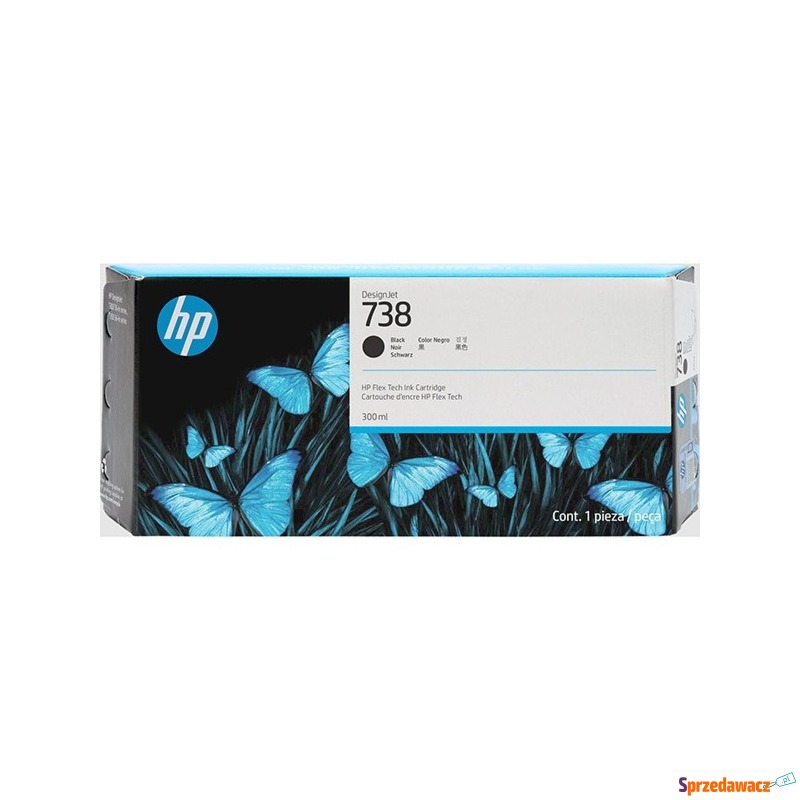 HP oryginalny ink / tusz 498N8A, HP 738, czarna,... - Tusze, tonery - Bydgoszcz
