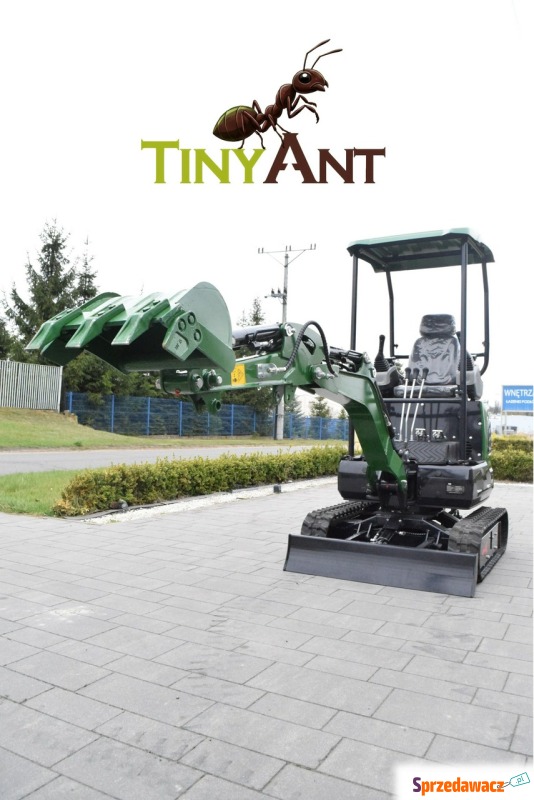 Inna Minikoparka TinyAnt KP-12D - Minikoparka... - Pojazdy specjalistyczne - Śrem