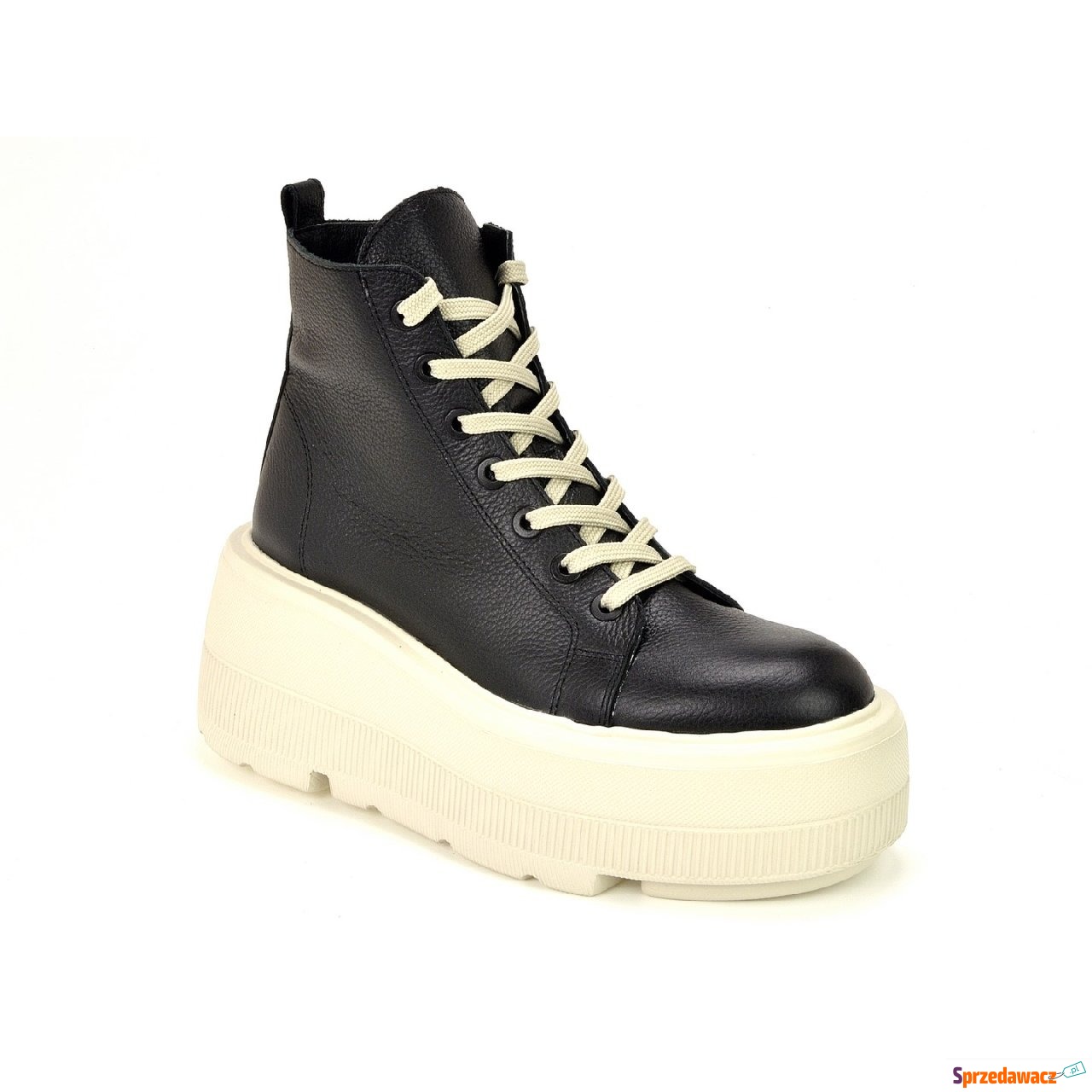 Czarne Sneakersy  Kampa  N1003...