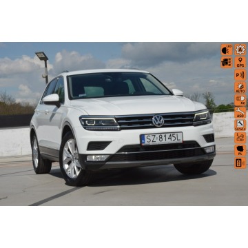 Volkswagen Tiguan - 1.4 TSI 150 KM aut Highline /LEDy/Skóra/Navi/Ele.fotel/Pamięci/Grzania
