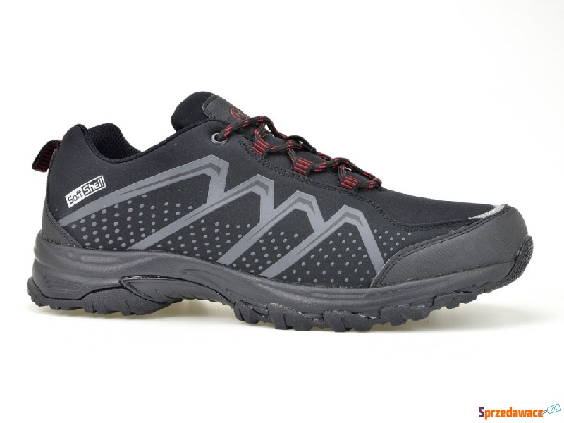 Softshell  McKeylor 22-9784 czarny czerwony - Buty sportowe miejskie... - Łódź