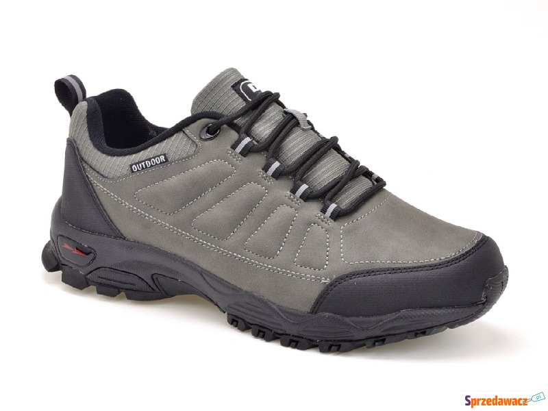 Buty trekkingowe  DK VB17113 szary czarny - Buty górskie, trekkingowe - Zielona Góra